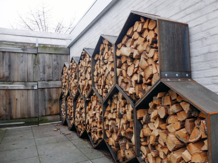 Honeycomb near the wall Honeycomb near the wall