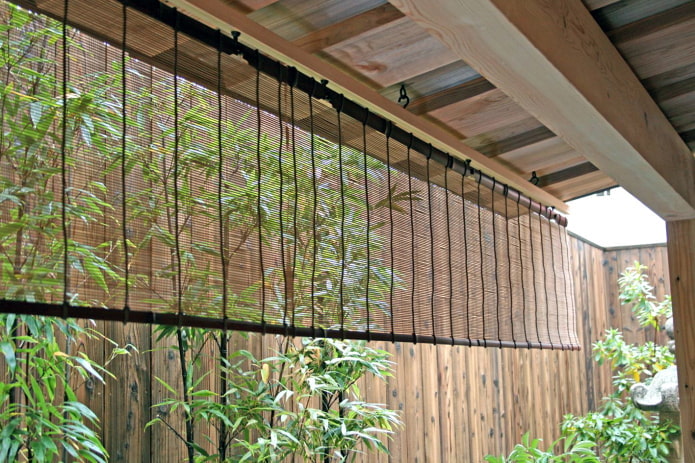 Bamboo curtains