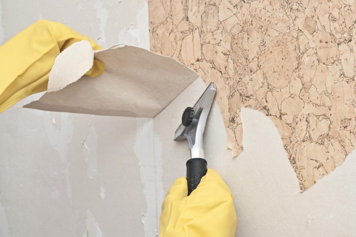 removing old wallpaper