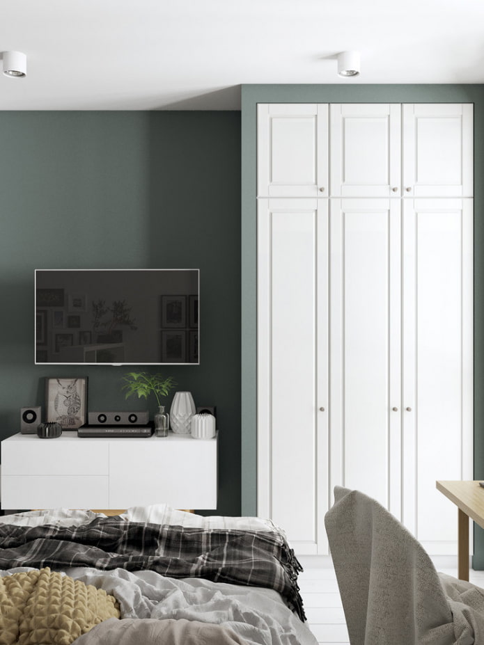 TV area and wardrobe TV area and wardrobe