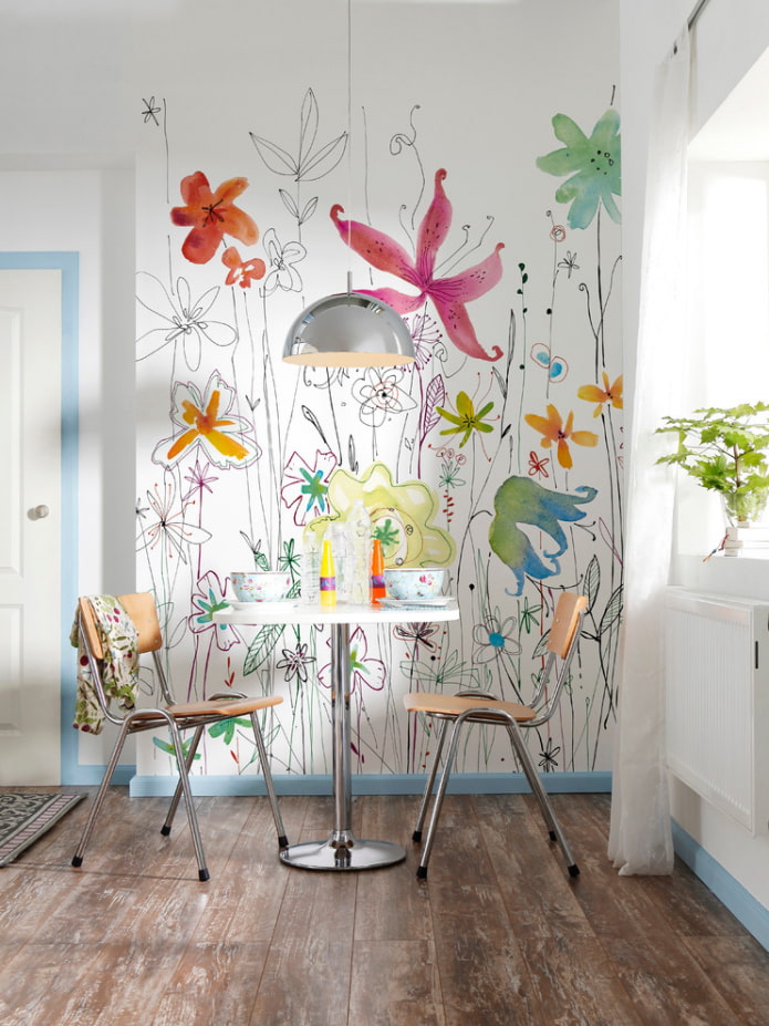 Wallpaper in the kitchen Wallpaper in the kitchen