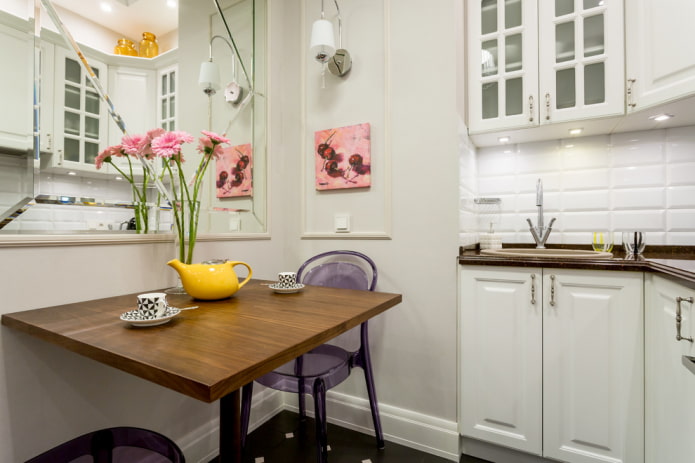 Mirror in the kitchen Mirror in the kitchen