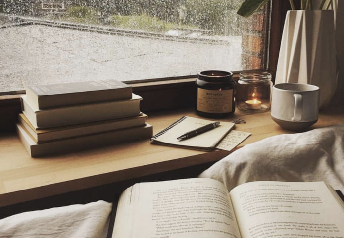 books on the windowsill books on the windowsill