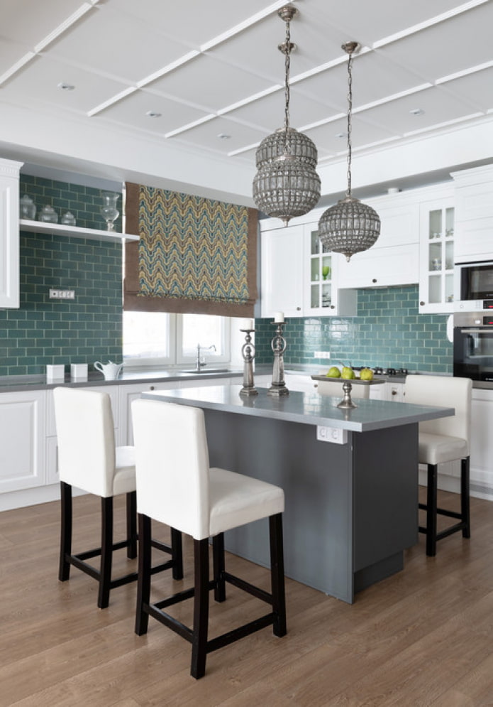 island table in the kitchen island table in the kitchen