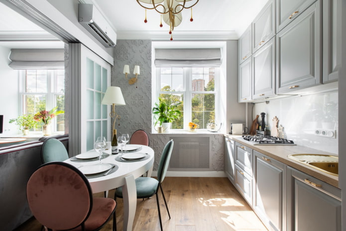 light linear kitchen