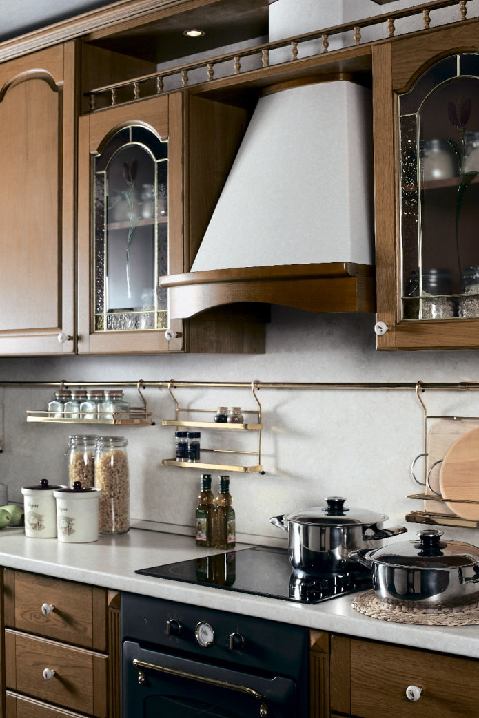 black stove and oven