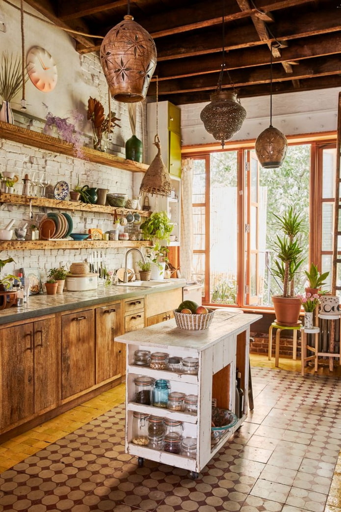 rustic kitchen