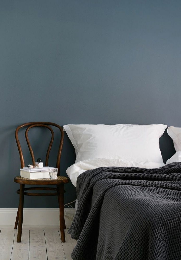 wooden chair near the bed wooden chair near the bed