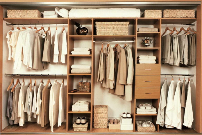 Rods in the closet Rods in the closet