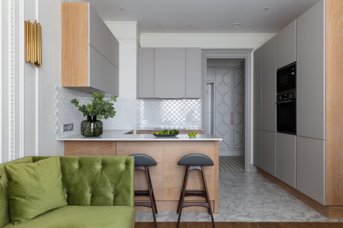 Matte kitchen without handles Matte kitchen without handles