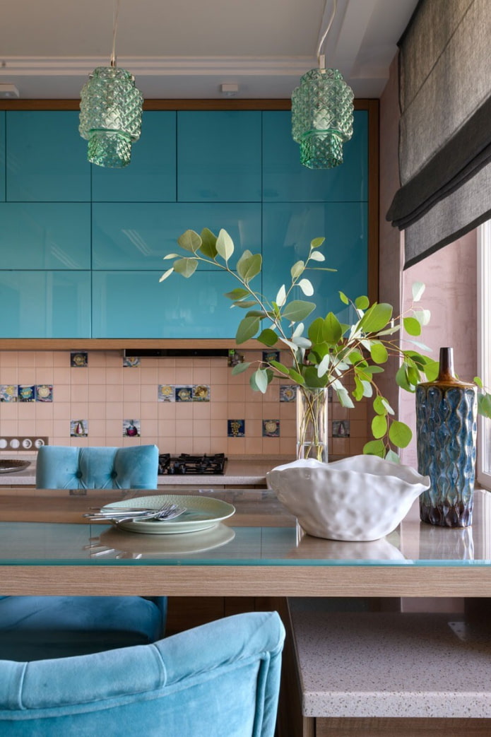 kitchen with warm colors