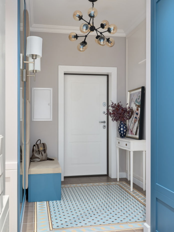 small square hallway