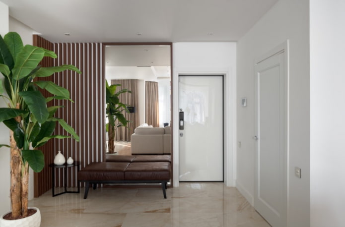 spacious square hallway