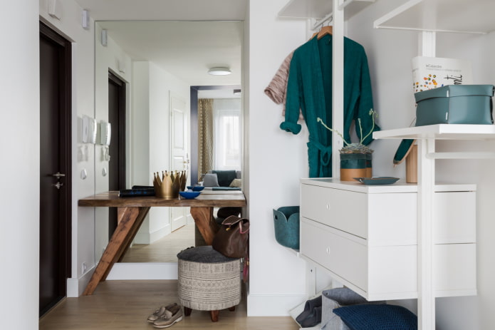 small square hallway