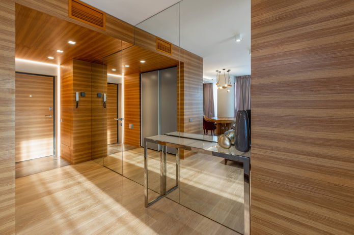 linoleum in the hallway