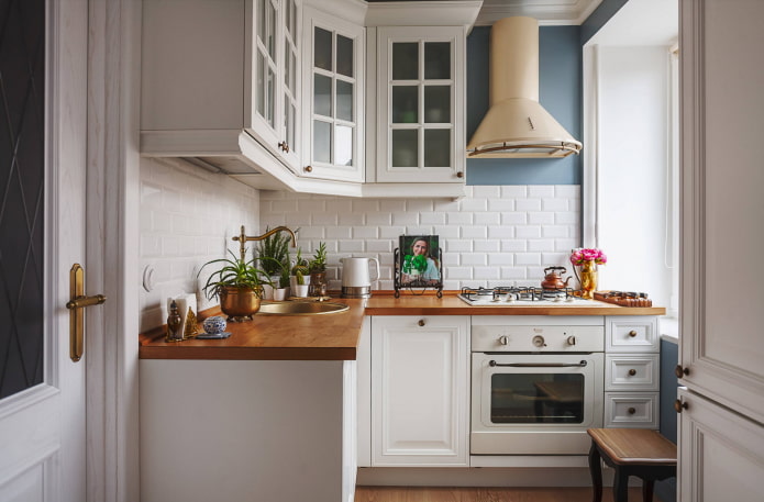 scandi style corner kitchen