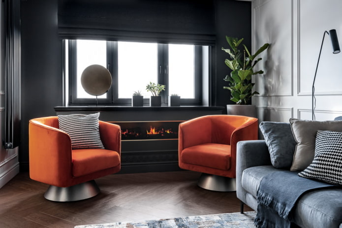 Graphite in the living room Graphite in the living room