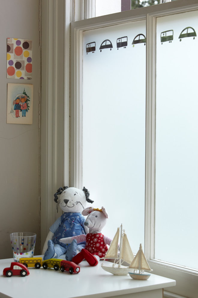 Matte film in the nursery