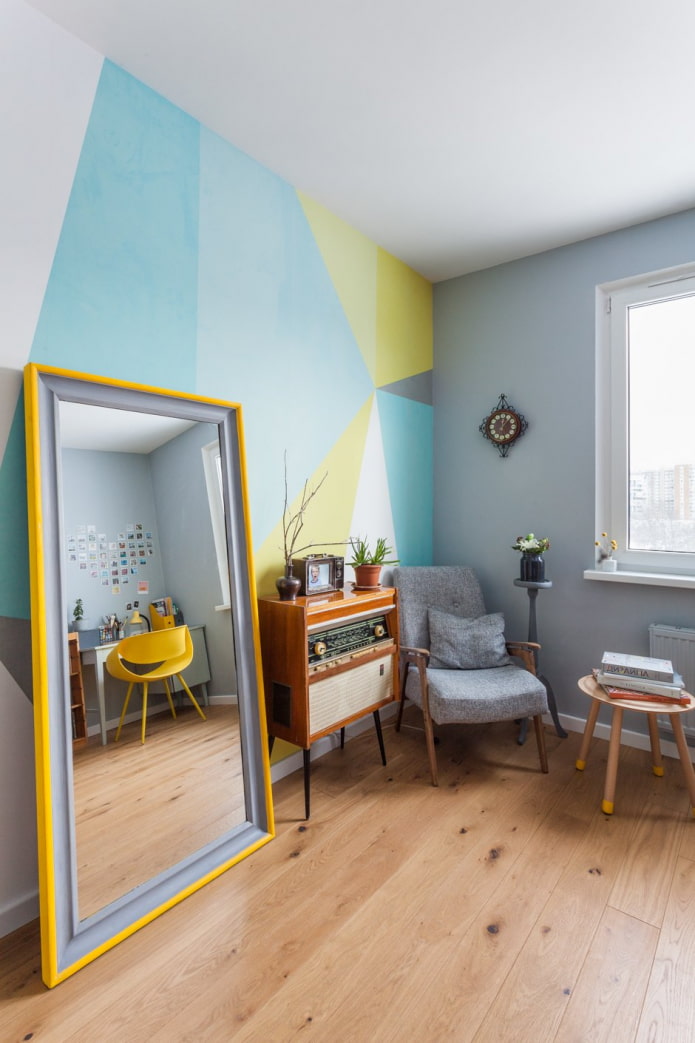 Soviet armchair in a bright interior Soviet armchair in a bright interior