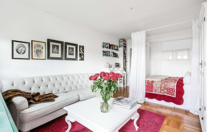 bedroom in a niche bedroom in a niche