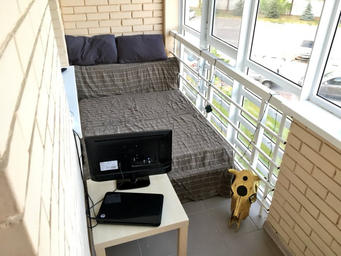 bedroom on the balcony bedroom on the balcony