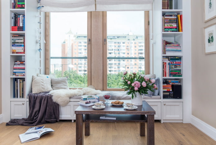 Lounger by the panoramic window Lounger by the panoramic window