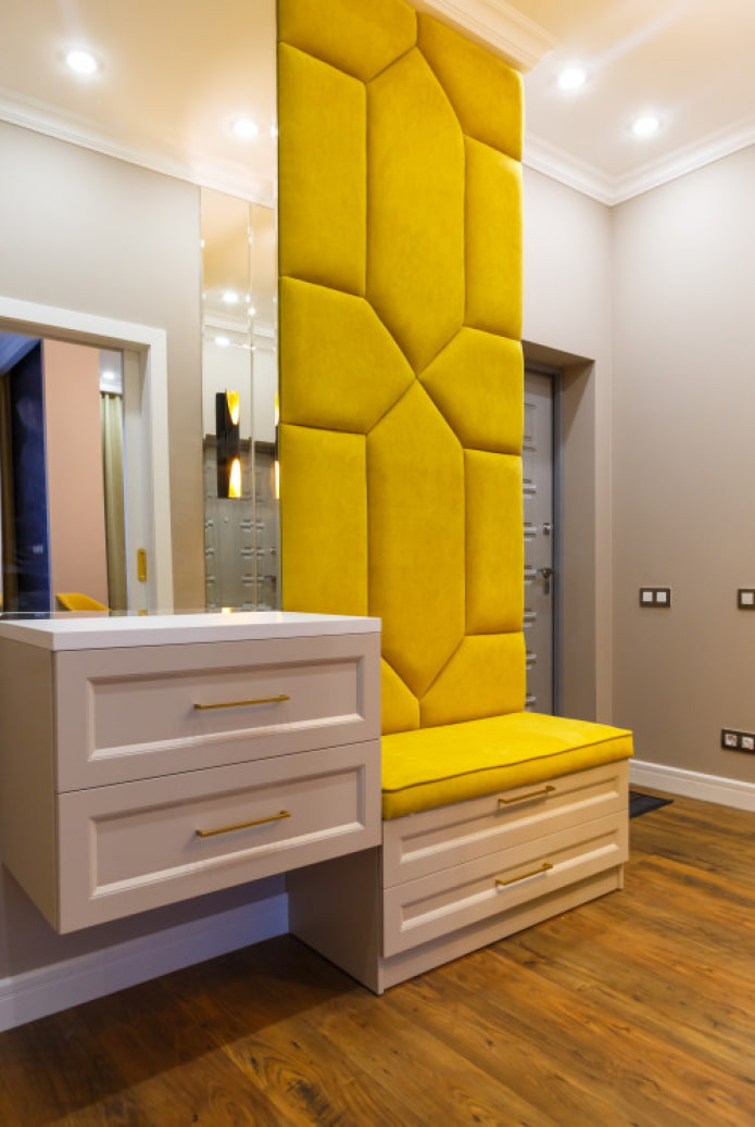 bright furniture for the hallway