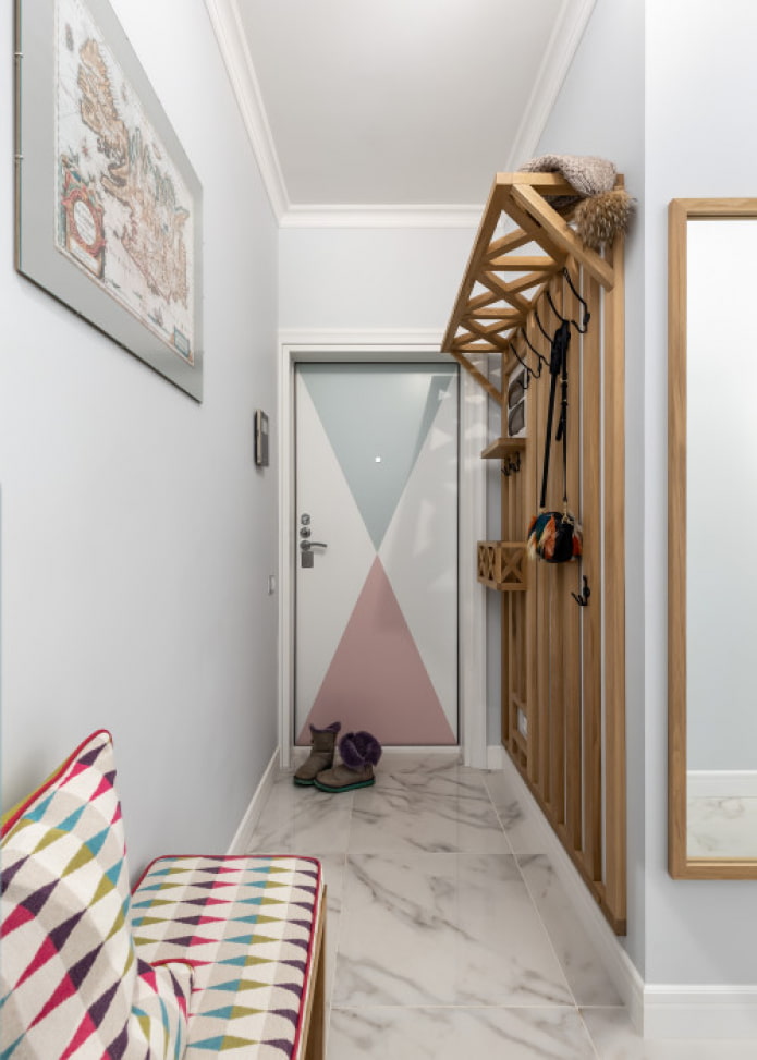 bright hallway design