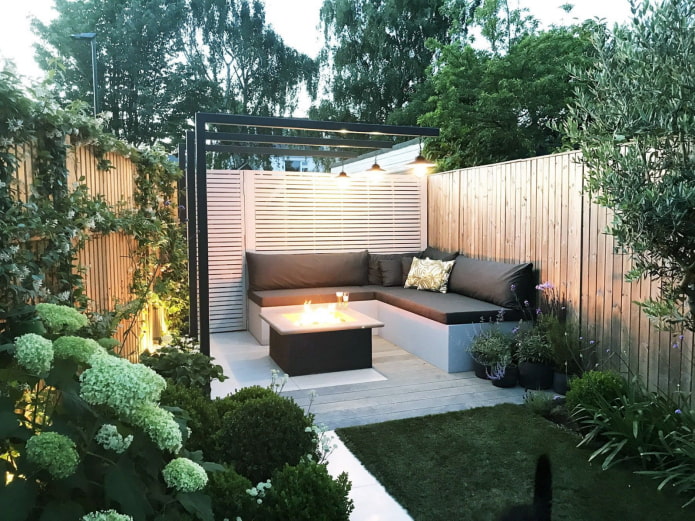 Pergola and garden sofa Pergola and garden sofa
