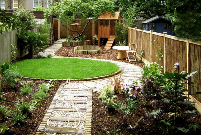 Wooden playground Wooden playground