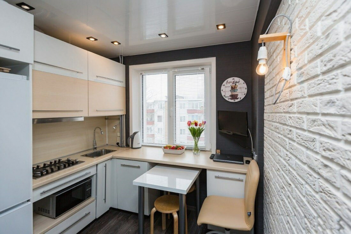 brick wall in the kitchen brick wall in the kitchen