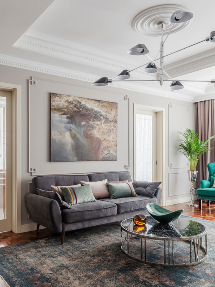 dark gray sofa in modern style dark gray sofa in modern style