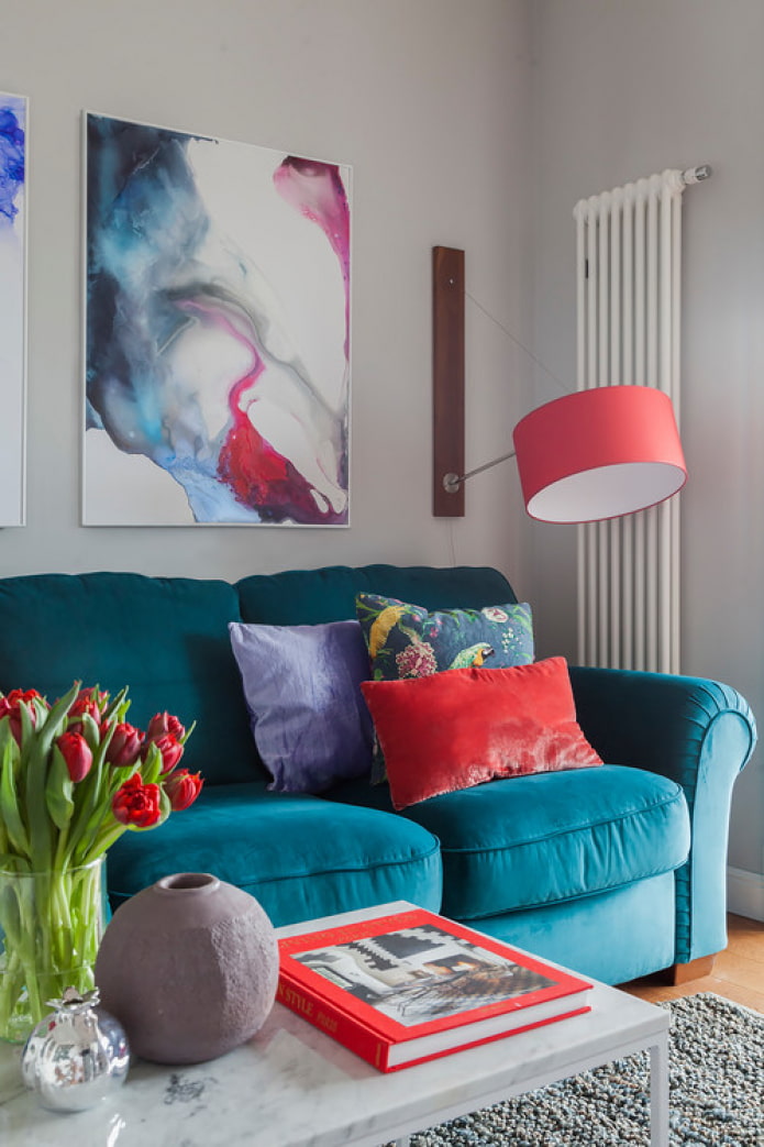 combination of red and turquoise combination of red and turquoise