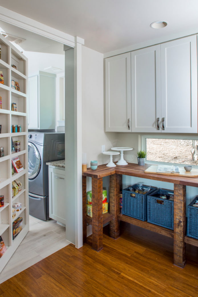 door rack in the kitchen door rack in the kitchen
