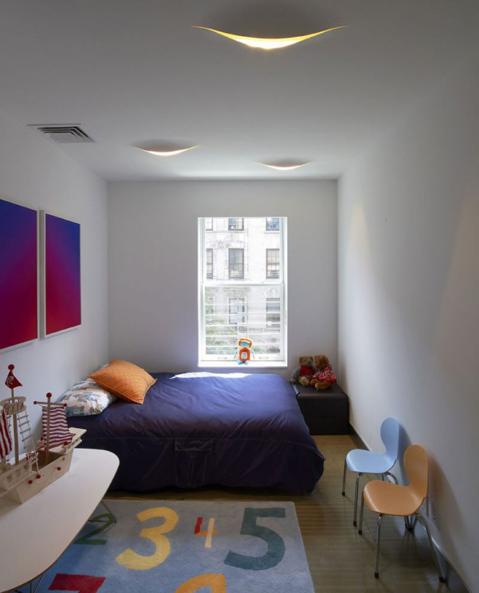 small window in the nursery