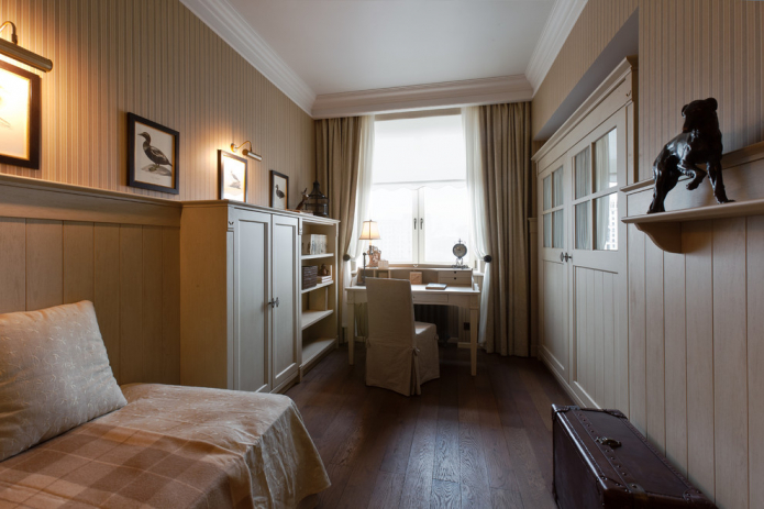 furniture in a narrow dkt