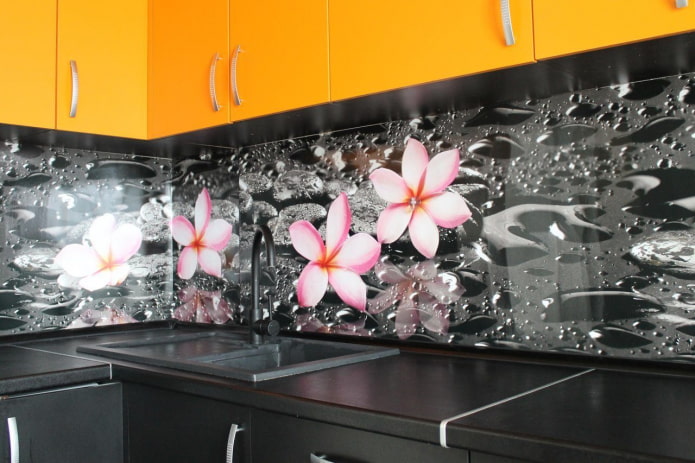 PVC panel with a pattern PVC panel with a pattern