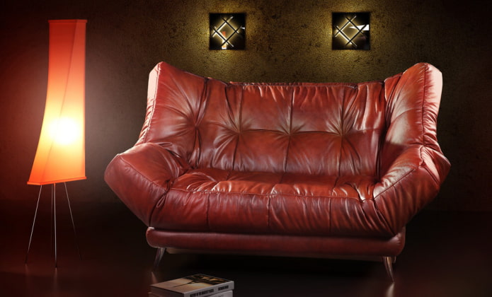 leather red sofa leather red sofa