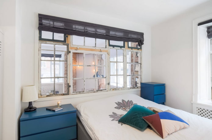 old frames in the interior