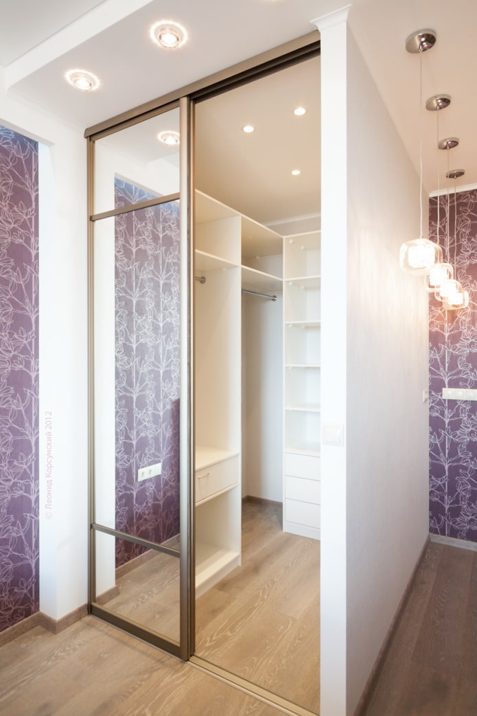 compartment doors to the dressing room compartment doors to the dressing room