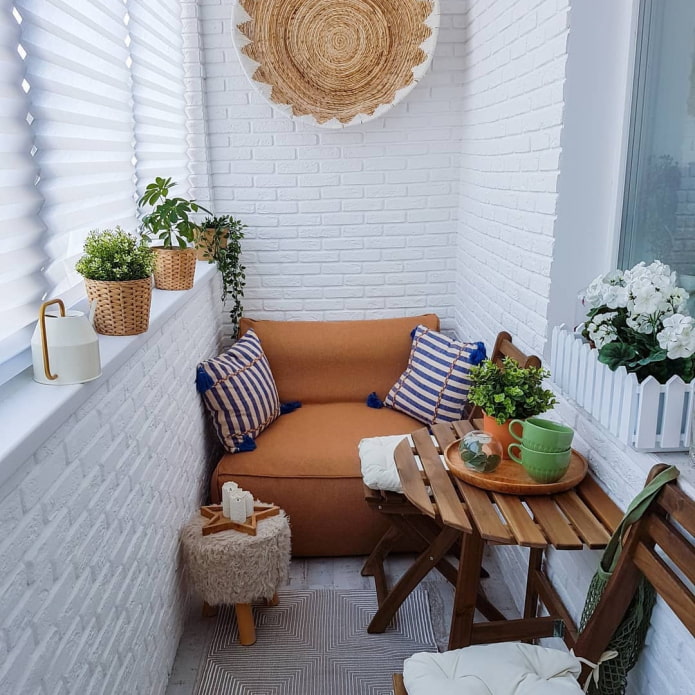 terracotta furniture on the balcony terracotta furniture on the balcony