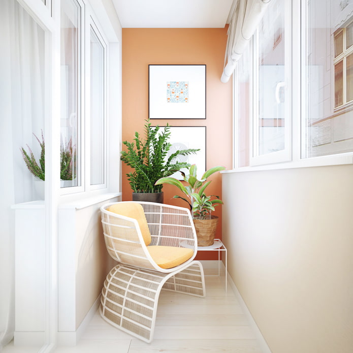 terracotta wall on the balcony terracotta wall on the balcony