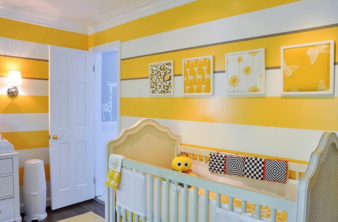 yellow children's room yellow children's room