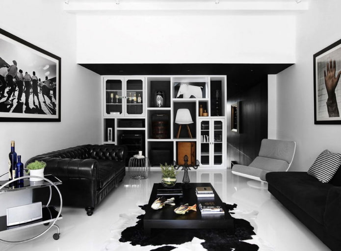 black living room black living room