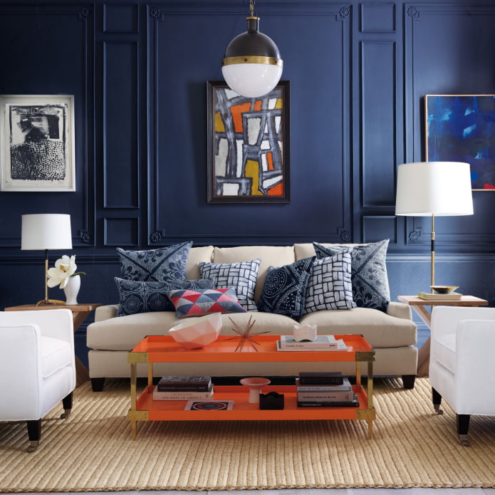 orange and blue living room orange and blue living room