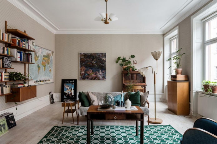 living room in scandi style living room in scandi style