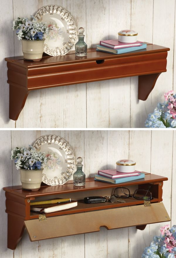 Shelf with door
