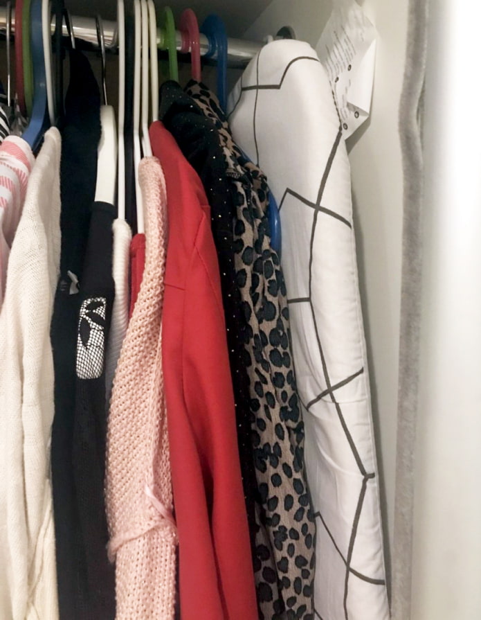 Ironing board in the cupboard Ironing board in the cupboard