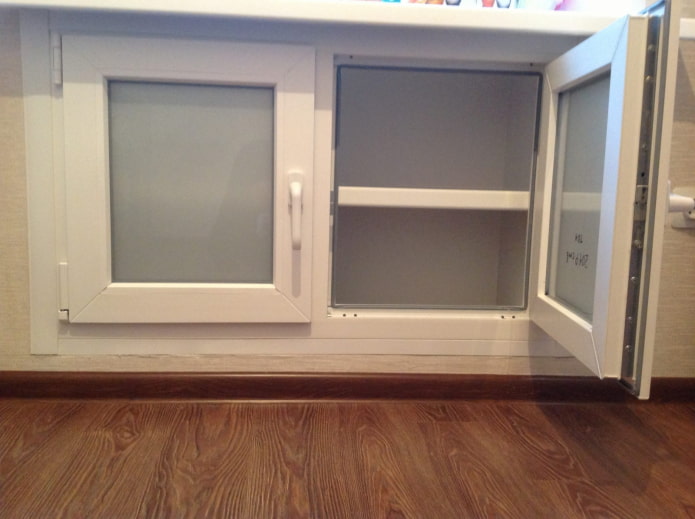 double-glazed window for a winter refrigerator double-glazed window for a winter refrigerator