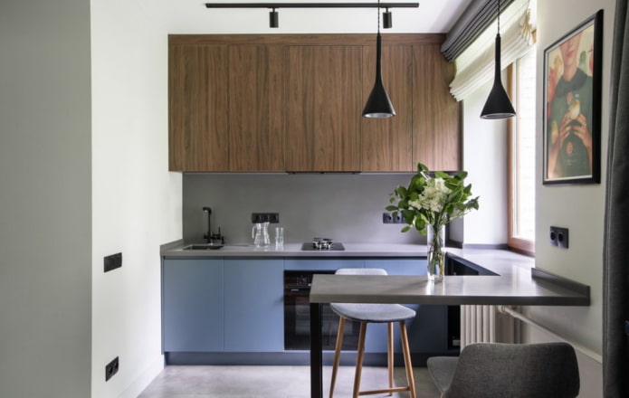 Kitchen and bar counter